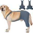 Dog Hind Leg Recovery Sleeve, Suit for ACL TPLO After Surgery, Cotton Pants Prevent Wounds Licking (Navy Blue, 4X-Large)