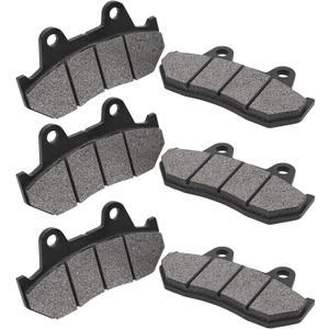 Front & Rear Brake Pads for Honda GL1100A GL 1100 A Goldwing Aspencade 1982-1983/VF1100 C/S V65 Magna/Sabre 1983-1986/GL1200 Goldwing 1200 Aspencade 1984-1987/CB500 TC Turbo/CB900 C Custom 1982