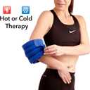 2 x Bed Buddy Joint Wrap - Hot & Cold Therapy for Muscle Pain Relief and Joint Pain Relief - Large Heating Pad for Knee, Wrist, Elbow, Ankle, Arm or Leg, (Pack of 2)