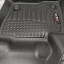 KELCSEECS Floor Mats & Cargo Liner Custom for 2016-2018 Lincoln MKX / 2019-2023 Lincoln Nautilus,All Weather Protection TPE Floor Liners Front& Rear Row Full Set Lincoln Nautilus Accessories Black