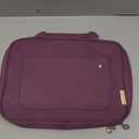 BAGSMART Toiletry Bag Travel Bag with Hanging Hook, Water-resistant Makeup Cosmetic Bag Travel Organizer for Accessories, Shampoo, Full Sized Container, Toiletries (Purple, Large)