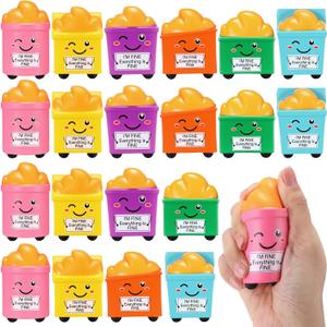 Civaner 20 Pcs Dumpster Stress Balls Bulk Relief Balls Dumpster Anxiety Relief Gift Squeeze Toys for Adults Therapy Fidget Appreciation Gifts for Office Team Employee Coworker Staff Teacher Student