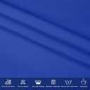 10 Pack Royal Blue Tablecloth 60 x 102 Inch Polyester Table Cloth for 6 Foot Rectangle Tables, Stain and Wrinkle Resistant Washable Table Cover for Kitchen Wedding Banquet Restaurant Party