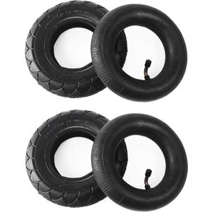 AR-PRO 200X50 / 8" X 2" | 2 Tire & 2 Inner Tube Set - Electric Scooter Tire Tube Compatible with Razor E100, E150, E200, Power Core E100, Dune Buggy, ePunk, Crazy Cart, PowerRider 360, eSpark (8x2"/200x50 (TR87))