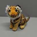 GUDVES Tigers Plush Toy Stuffed Animal Plush - by Tiger Tale Toys Cute Lifelike Tiger Stuffed Animals Toy Gift for Boy Baby Hug Tiger - Lifelike Stuffed Animal (7.8 in, Yellow Tiger)