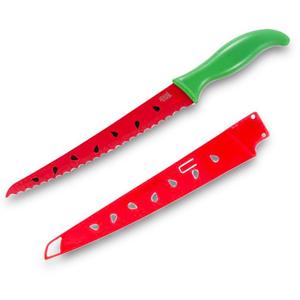 Good Cook Watermelon Knife Slicer 9" Blade With Sheath Serrated Blade