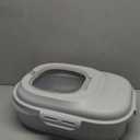 Restaurantware-17.7 x 13 x 14.8 Inch Collapsible Container, 1 Durable Storage Container - Built-In Handles, Gray Plastic Household Organizer With Handles, Collapsible, For Home Purpose And More