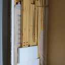 HOOBRO Shower Bench with Shelf & Towel Rack, Waterproof Shower Stool for Inside Shower, Bath Seat with Storage Shelf, Non-Slip Bath Bench Suitable for Seniors, Disabled and Pregnant, Natural YL101CJ01