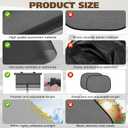 Car Window Shade for Side Windows, 2 Pack Sun Shade Retractable for Car Blocks Heat and UV Rays Glare Protection Roller Sunshade Visor for Baby, Kids, Pets, Passengers