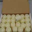 SHYMERY Flameless Votive Candles,Flameless Flickering Electric Fake Candle,24 Pack 200+Hour Battery Operated LED Tea Lights in Warm White for Wedding, Table, Halloween,Christmas Decorations 1.5"X1.7"