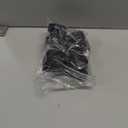 JOY worker Lockable Stem Caster Wheels Set of 4, Metric M8 Nylon Threaded Swivel Caster, 2.5 Inch Stem Casters Replacement for Standing Desk & Mobile Desk, Each Load Capacity 110lbs, Black