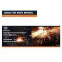 4Pack 1084 Steel Flat Stock 12"x1.5"x1/8" Knife Blanks for Knife Making Forging Steel Forge Metal for Blacksmithing