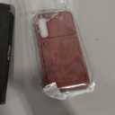 WeLoveCase for Samsung Galaxy S23 Plus Wallet Case with Credit Card Holder & Hidden Mirror, All-Round Protection Shockproof Phone Cover Designed for Samsung Galaxy S23 Plus 5G, 6.6 Inch Burgundy