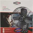 RoadPro RP-1179 Car Fan, Heavy Duty, 12V, Metal, 7.5"