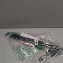 Curtain Rods for Windows 35-47 inch, 5/8 inch Matte Black Curtain Rod with Brackets Adjustable Telescoping for Bedroom Kitchen Study Living Room