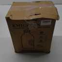 2QT Heavy Duty Glass Milk Bottle with Lid,2Pack 64oz Glass Milk Jug with Reusable Airtight Screw Lid, Bottles for Juice, Water, Oat or Plant Milks