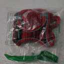 GAMUDA Small Dog Harness Collar and Leash Set, Step in No Chock No Pull Soft Mesh Adjustable Dog Vest Harnesses Plaid Reflective for Dogs Puppy Cats Kitten Rabbit (Red, XS)