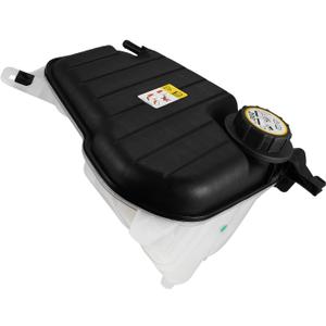 Motoforti 1 Set Coolant Radiator Reservoir Tank C2Z29118 Coolant Overflow Expansion Bottle with Cap and Sensor for Jaguar XF 3.0L 5.0L 2010-2015 Long-lasting