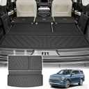 TTX LIGHTING Cargo Liner & Backrest Mat for Ford Expedition 2018-2024 (Not for Max Models) - Custom Fit Rear Trunk Mat All Weather Protection Seat Back Cover