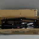 TIDYME Garage Tool Organizer Wall Mount - 48 inches - Sturdy Storage Rack with Adjustable Hooks, Anti-Rust - Easy Installation, 300lbs Capacity - Garden Tool Organizer (03 Racks & 06 Hooks) (Black)