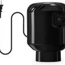 Electric Pump for Vacuum Storage Bags Travel Vacuum Pump for Various Vacuum Seal Bags Portable Vacpack Air Pump for Compression Clothing Blanket Luggage Black (Storage Bag Not Included)