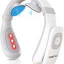 FORTHiQ Neck TENS Machine with Heat, Electric Neck Massager for Pain Relief, 15 Levels Deep Tissue Massage, Portable and Soothing