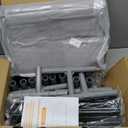 74" 50" Large Baby Playpen, Baby Playard for Babies and Toddlers, Baby Fence Play Pens for Indoor & Outdoor, Sturdy Safety Play Yard with Soft Breathable Mesh, Anti-Fall, Grey