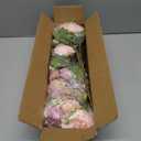 Artificial Peonies Silk Flowers, Pink Faux Peony Bouquet 4 Bundles Florals Arrangements Decor for Farmhouse Home Boho Wedding Table Centerpiece, Fake Plastic Flower Bulk for Vase Decoration (Mix Pink)