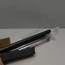 Whitmor Black and Chrome Adjustable Garment Rack-Rolling Clothes Organizer, 18.5" D x 33" W x 66" H