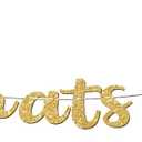 Congrats Grad Banner 2026 Gold Party Grad Decorations, Pre-Strung Graduation Banner Class of 2026, Congrats Grad Sign for Backdrop, Wall Grad Decor or Graduation Party Supplies