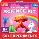 Doctor Jupiter Girls' Science Kit, Chemistry Set for Kids Ages 8-10-12-14 Ideas for 8,9,10+ Year Old Girls | STEM Toy Kit with 50+ Experiments | Learning & Educational Projects