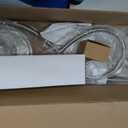 Symmons 9605-PLR-1.5-TRM-STN Origins 2-Handle 1-Spray Shower Trim with 1-Spray Hand Shower in Satin Nickel (Valves Not Included)