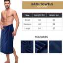 Utopia Towels 4 Pack Premium Bath Towels Set, 27 by 54 Inches, 100% Ring Spun Cotton 600GSM, Lightweight and Highly Absorbent Quick Drying Towels, Perfect for Daily Use, Navy