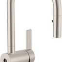 Moen Spot Resist Stainless Cia Motionsense Wave Sensor Touchless One Handle Pulldown Kitchen Faucet Featuring Power Clean, Includes Optional Chrome Accents, 7622EWSRS