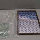 Fisnish 10x14 Picture Frame, for Wall Mounting Display Horizontally or Vertically Hanging, Brown