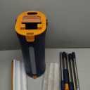 Mop and Bucket Set with Wringer, 3-Tank Flat Mop and Bucket System, Wall Mop Cleaner with Long Handle, Hands Free Mops for Floor Cleaning with 4 Microfiber Pads