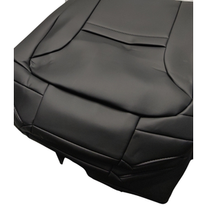 Car Seat Covers, Leather Seat Covers, Front Seat Covers 2PCS,Waterproof Car Seat Protector, Auto Driver Seat Covers Accessories Fit for Most SUV Trucks(Black, Front Pair)