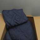 HORIMOTE HOME Quilt Set Queen Size Navy Blue, Classic Geometric Diamond Stitched Pattern, Ultra Soft Microfiber Lightweight Bedding Bedspread Coverlet for All Season with 1 Quilt 2 Pillow Shams (Full/Queen(90" x 96"))