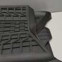 3W Floor Mats for 2019-2025 2026 Ram 2500/3500 Crew Cab with Bucket Seat (Not for PTO KIT Models), All Weather TPE Custom Fit Dodge Ram 2500/3500 Floor Liners 1st & 2nd Row (for Carpet Floor), Black