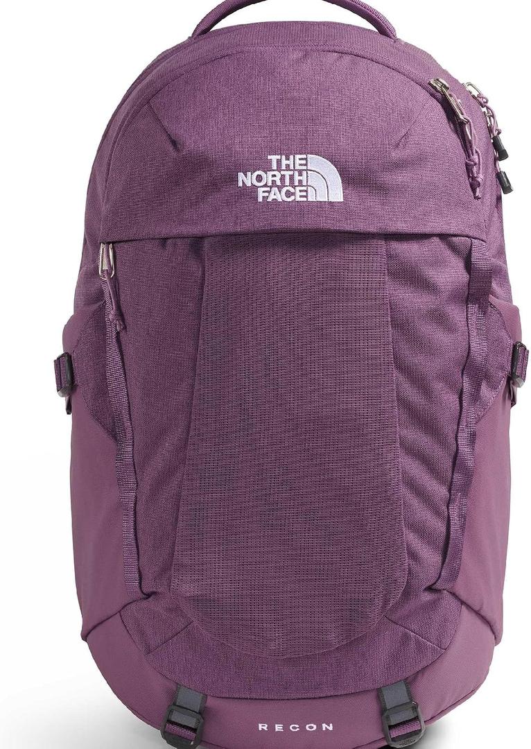 The North Face Women's Recon Everyday Laptop Backpack - Commuter Travel Bag, 18" Laptop Sleeve, Water-Repellent, Chroma Purple Light Heather/Hushed Lavender, One Size