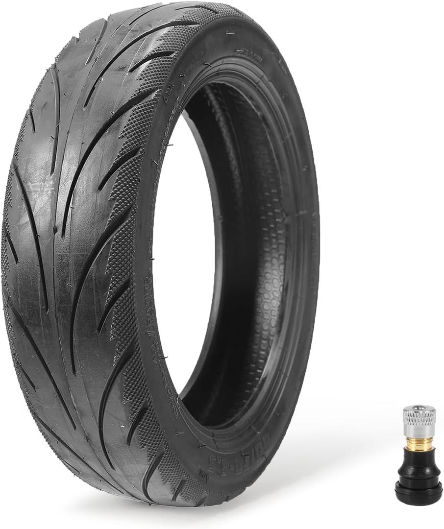 60/70-6.5 Tubeless Tires,10 x2.50-6.5 Scooter Tire with Straight Nozzle Replacement for Segway Ninebot Max G30LP G30 G30E Electric Scooter