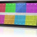 LED Stage Strobe Light,960 LEDs RGBW DJ Strobe Lights with 48 RGB&8 White Segments by DMX Control Master-Slave Auto Play for Event Stage Club Bar Party Show Wedding Stage Lighting