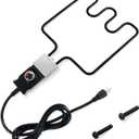 Heating Element Compatible with Masterbuilt Electric Smoker and Grill,Adjustable Thermostat Cord Controller Replacement,Masterbuilt Smoker Parts for Smokers & Turkey Fryers,1500Watt