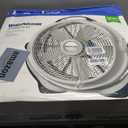 Lasko Wind Machine Fan, Air Circulator Fan with 3 Speeds, 20" Model 3300, Gray