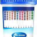6 Pack Multi Drug Urine Test Cup 12 Panel with Temperature Strip,Testing 12 Different Drugs,Instant Multi Panel Drug Screening Test Kit, EXP 2026/03/31