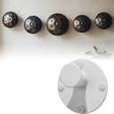 Handpan & Steel Tongue Drum Wall Mount, Premium Hand Drum Holder with Rubber Buffers, Ideal Display & Storage for Percussionists (White)