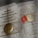 AIM & GGKK Gold Metal Candle Sconce Holder,Hanging Wall Mounted Candle Sconces Holder, Wall Sconces Decor for Bedroom,Bathroom, Dining Room and Office(Set of 2)