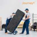 Moving Blankets 72"x80" 12 pack, (45 lb/dz weight), Heavy Duty Moving Blanket, Deluxe Quality Padded Packing Blankets for Furniture Shipping and storage, Black (12 Deluxe Black Blankets 45 lbs/Dozen)