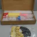 TONIFUL 4 Set Black Gold Balloon Centerpieces for Table,Balloon Stand Kit for Black Gold Party Decor 40th 50th 60th 70th Birthday Decorations Anniversary Graduation Decorations 2026 New Year Eve