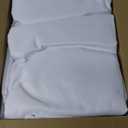 Fitable 6 Pack White Round Tablecloths - 120 Inches in Diameter - Stain Resistant and Washable Table Clothes, Polyester Fabric Table Covers for Wedding, Party, Banquet, Formal Events